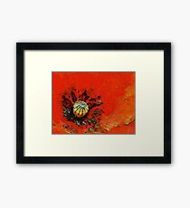 Red Remembrance Framed Print