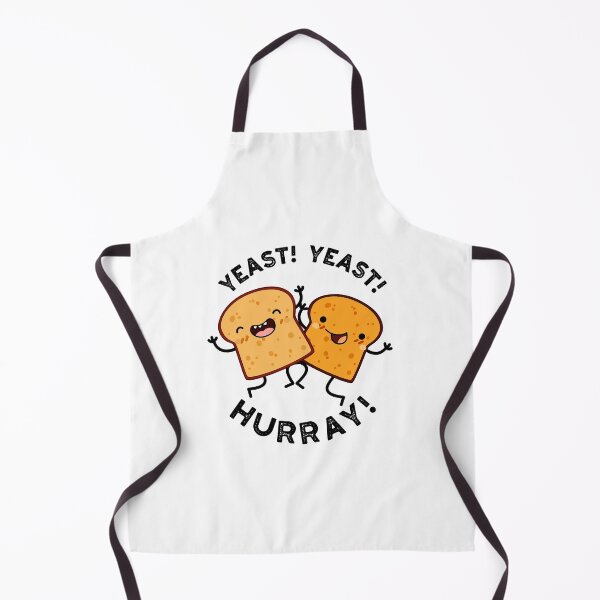 Item preview, Yeast Yeast Hurray Funny Bread Puns designed and sold by punnybone.