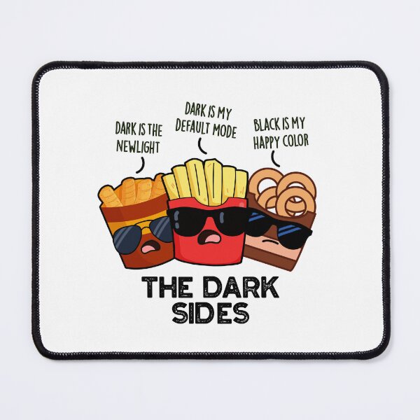 Item preview, The Dark Sides Funny Fast Food Puns designed and sold by punnybone.