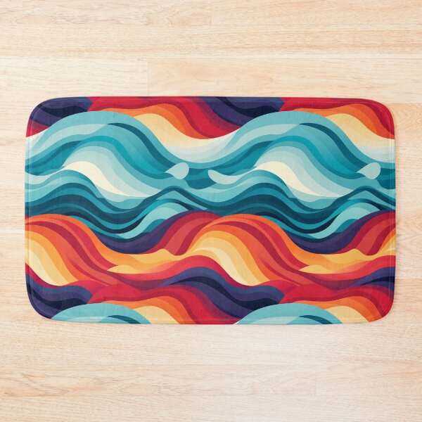 Item preview, Wave abstracts background seamless pattern  designed and sold by Sunakokookkook.