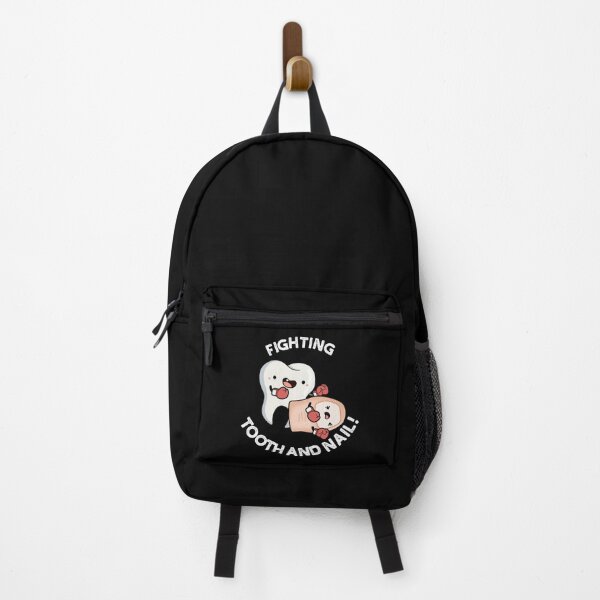 Item preview, Fighting Tooth And Nail Funny Boxing Puns (Dark BG) designed and sold by punnybone.