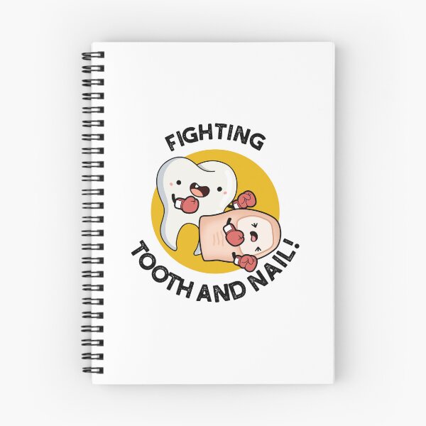 Item preview, Fighting Tooth And Nail Funny Boxing Puns  designed and sold by punnybone.