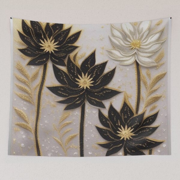 Item preview, Metallic floral  designed and sold by Roxburylane.