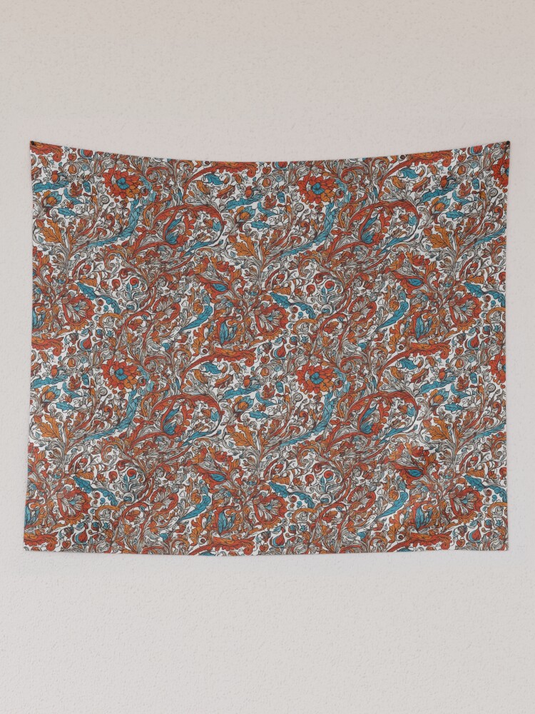Thumbnail 2 of 3, Tapestry, Colorful Line pattern designed and sold by DJALCHEMY.