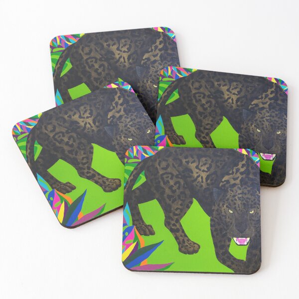 Item preview, "The Jaguar Among the Bright Leaves" designed and sold by Pintarrajearte.