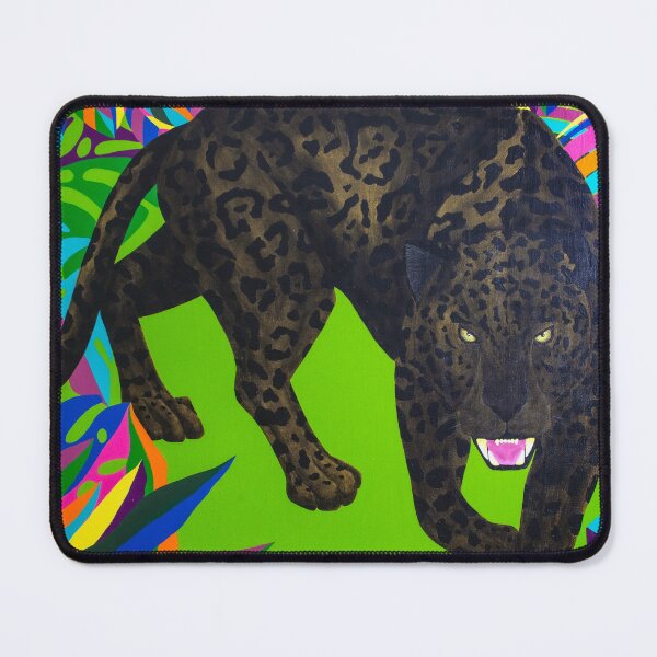 Item preview, "The Jaguar Among the Bright Leaves" designed and sold by Pintarrajearte.
