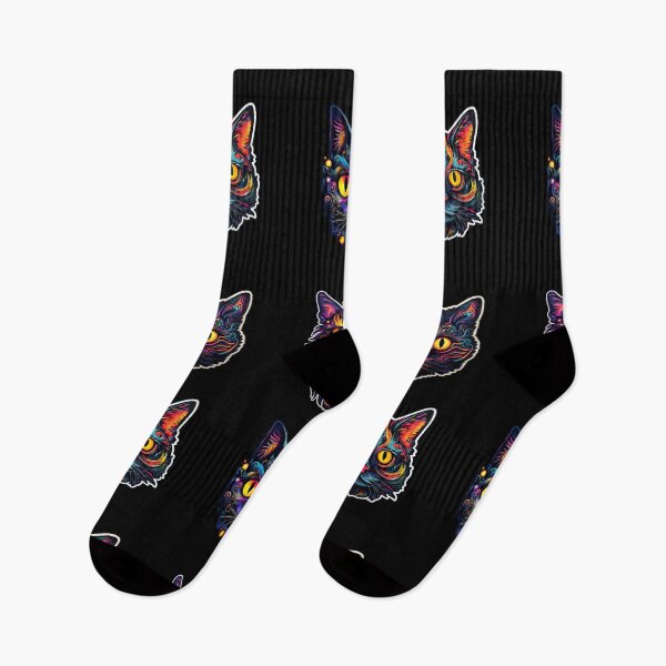 Item preview, Psychedelic Black Cats Halloween Design designed and sold by Mr.Psychedelia.