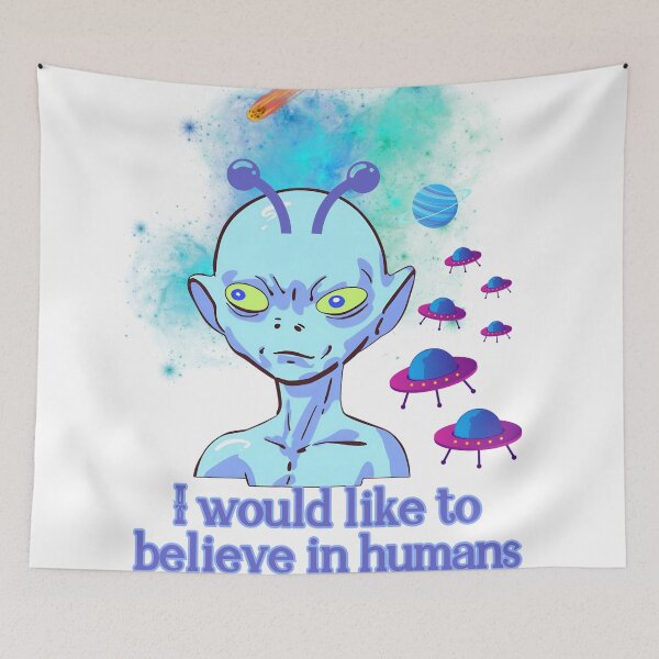 Item preview, I would like to believe in humans designed and sold by studio468.