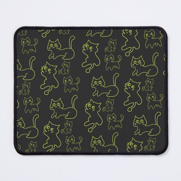 Item preview, Green cat lover pattern designed and sold by tinytwist.