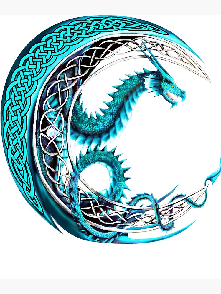 Celtic Dragon Classic Poster for Sale by maurinevoightfx | Redbubble