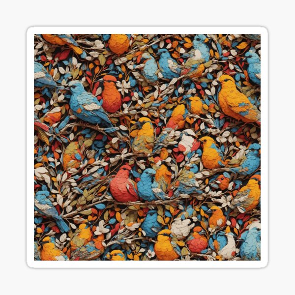 Item preview, Birds pattern designed and sold by DJALCHEMY.