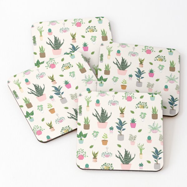 Item preview, Multi-colored plants Pattern designed and sold by tinytwist.