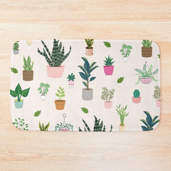 Item preview, Multi-colored plants Pattern designed and sold by tinytwist.