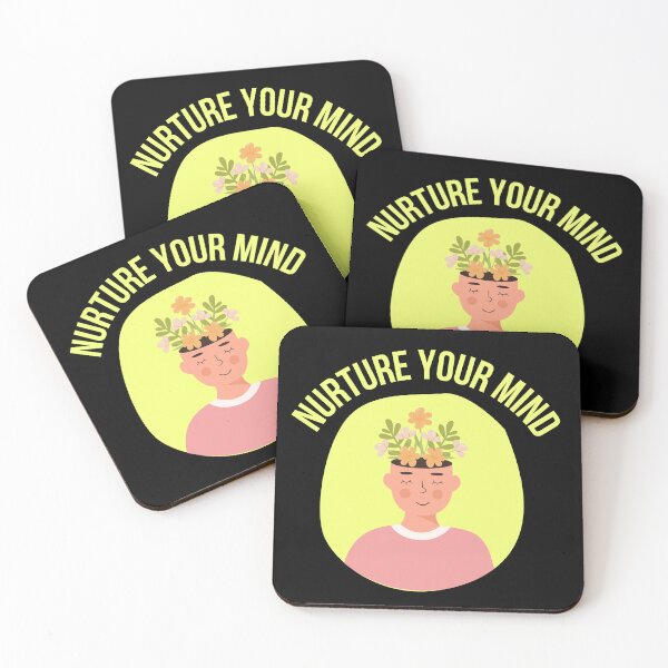 Item preview, Nurture Your Mind - Mental Health and Happiness Quotes designed and sold by ethanzakicab.