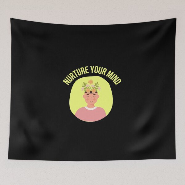 Item preview, Nurture Your Mind - Mental Health and Happiness Quotes designed and sold by ethanzakicab.