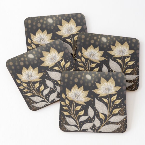 Item preview, Floral metallic  designed and sold by Roxburylane.