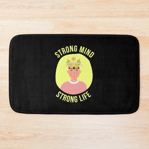 Item preview, Strong Mind, Strong Life - Mental Health and Happiness Quotes designed and sold by ethanzakicab.
