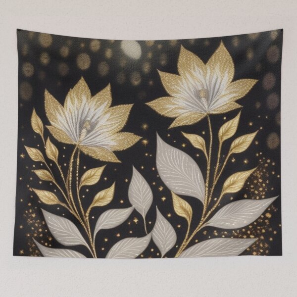 Item preview, Floral metallic  designed and sold by Roxburylane.