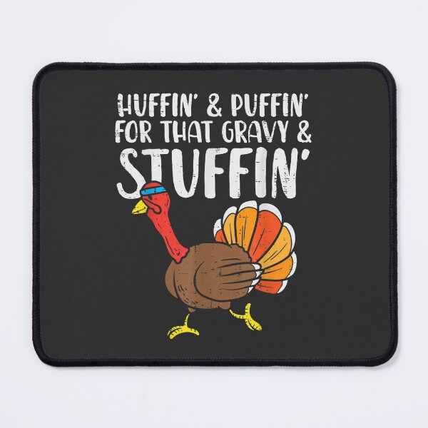 Item preview, Huffin For Stuffin Running Turkey Funny Runner Thanksgiving designed and sold by William Parker.