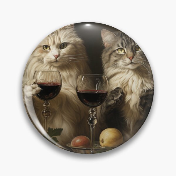 Artikelvorschau, Katzen genießen den Weindruck entworfen und verkauft von dcrc.