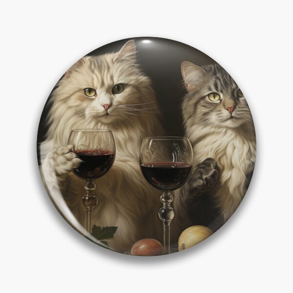 Artikelvorschau, Katzen genießen den Weindruck entworfen und verkauft von dcrc.