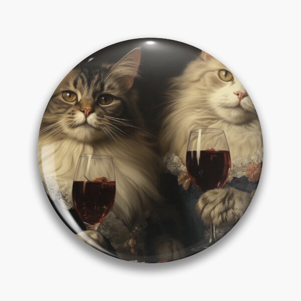 Artikelvorschau, Katzen genießen den Weindruck entworfen und verkauft von dcrc.