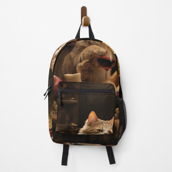 Item preview, cats enjoying wine print designed and sold by dcrc.