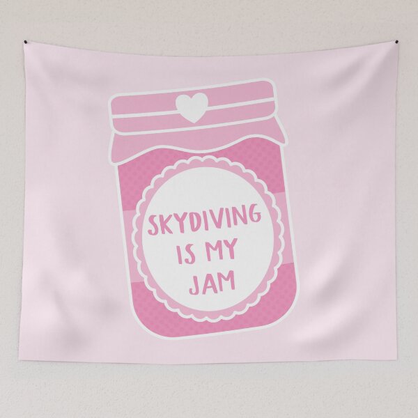 Item preview, Skydiving Is My Jam designed and sold by teesaurus.