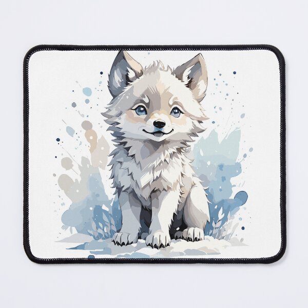 Item preview, snow wolf baby designed and sold by BabyArtWorld.