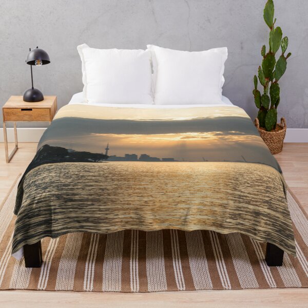 Item preview, Silhouettes and God Rays - Resplendent Sunrise Above Toronto Skyline designed and sold by Georgia Mizuleva.
