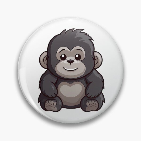 Item preview, Cheerful Adorable Baby Gorilla designed and sold by eyestetix.