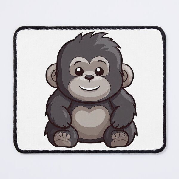 Item preview, Cheerful Adorable Baby Gorilla designed and sold by eyestetix.