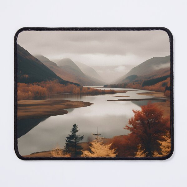 Item preview, a landscape photo of the Scottish Highlands in late fall designed and sold by aiartbay.
