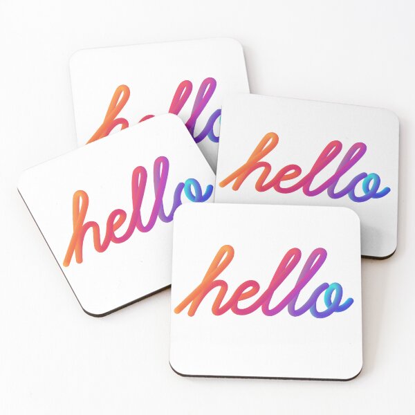 Item preview, Hello Typography Art designed and sold by innni.