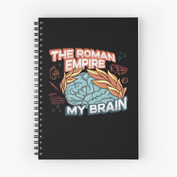 Item preview, How often do you think about the Roman Empire? Ink art with Brain Wrapped By Laurel Wreath. The Roman Empire Occupies My Mind designed and sold by Good-Find.