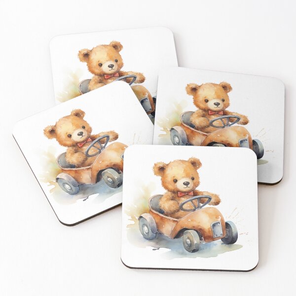Item preview, Bear driving a car. designed and sold by Muunin.