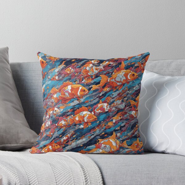 Item preview, Abstract Clown Fish pattern designed and sold by DJALCHEMY.