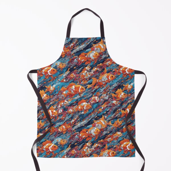 Item preview, Abstract Clown Fish pattern designed and sold by DJALCHEMY.