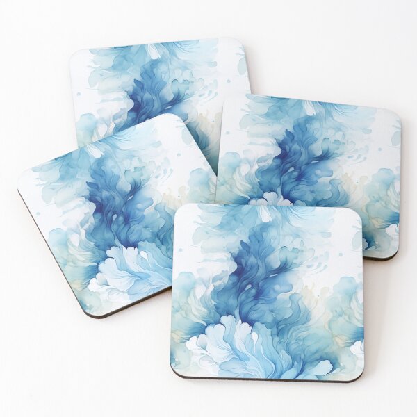 Item preview, Indigonia - Nubes floridas en azul (1/4) designed and sold by sabantha.
