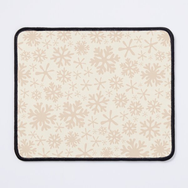 Item preview, beige neutral cream boho christmas snowflakes snow winter wonderland designed and sold by blomastudios.