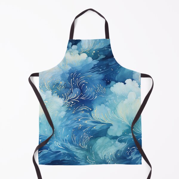 Item preview, Indigonia - Nubes floridas en azul (2/4) designed and sold by sabantha.