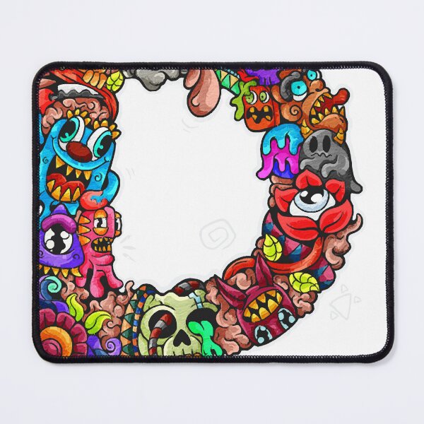 Item preview, Doodle Monster D designed and sold by lepardcaleb.