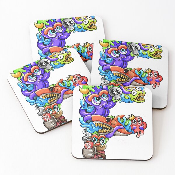 Item preview, Doodle Monster F designed and sold by lepardcaleb.