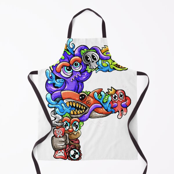 Item preview, Doodle Monster F designed and sold by lepardcaleb.