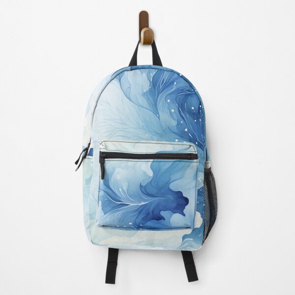 Item preview, Indigonia - Nubes floridas en azul (3/4) designed and sold by sabantha.