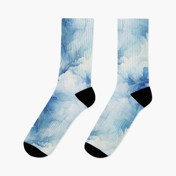 Item preview, Indigonia - Nubes floridas en azul (3/4) designed and sold by sabantha.