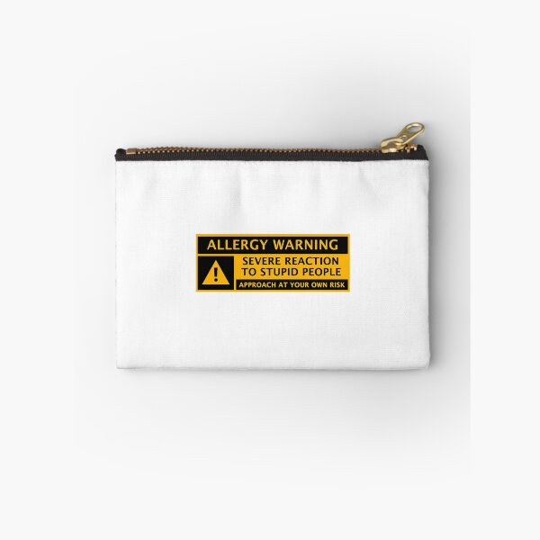 Item preview, Funny car warning Allergy warning severe reaction to stupid people anti tailgating designed and sold by aiyasm-ilawa.