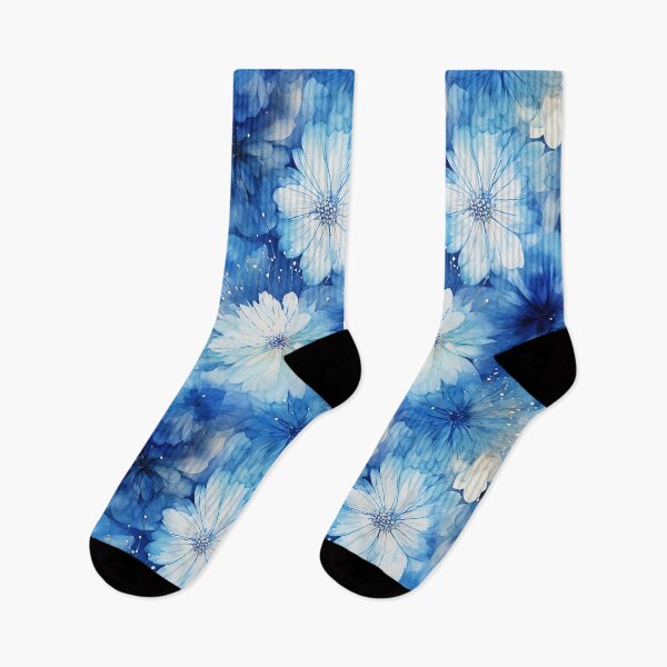 Item preview, Indigonia - Nubes floridas en azul (4/4) designed and sold by sabantha.