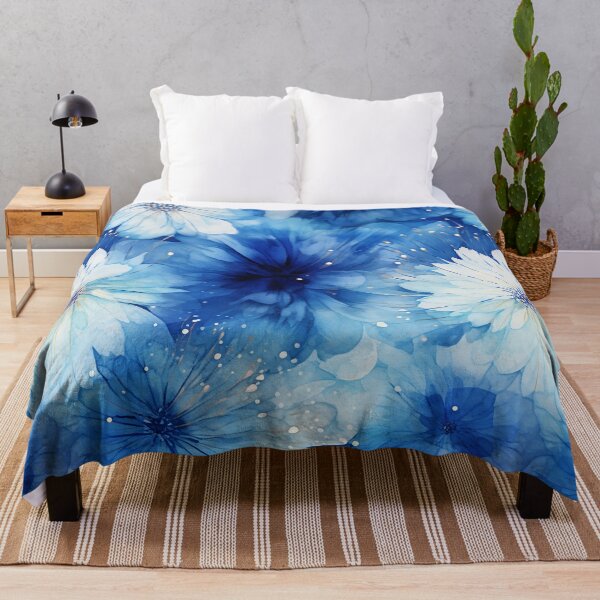 Item preview, Indigonia - Nubes floridas en azul (4/4) designed and sold by sabantha.