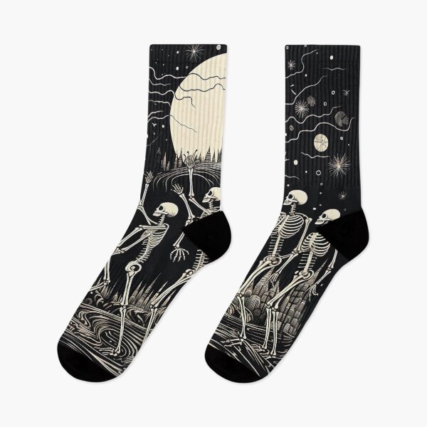 Item preview, Skeletons in procession through the city of the dead designed and sold by br3wow.